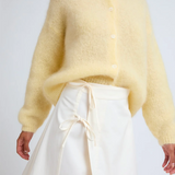 Surprise Olivia Mohair Cardigan - Jaune clair