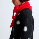 Surprise Olivia Mohair Cardigan - Pois Noir