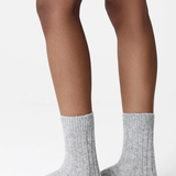 Swedish Stockings Bodi Chunky Socks - Grey Melange