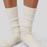 Swedish Stockings Bodi Chunky Socks - Ivory /Gold
