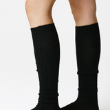 Swedish Stockings Bodil Wool Knee Highs - Black