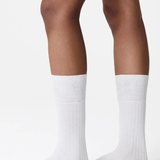 Swedish Stockings Edna Cotton Socks - White
