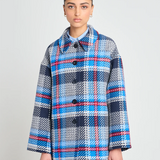 Twenty Seven Names 13th Floor Jacket -  Navy Plaid