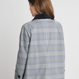Twenty Seven Names A Cat May Look at a Queen jacket - Blue Houndstooth