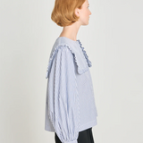 Twenty Seven Names All That Jazz Blouse - White & Navy Stripe