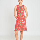 Twenty Seven Names Butterflies Dress - Red Floral