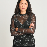 Twenty Seven Names Enmeshment Top - Black Tombstone