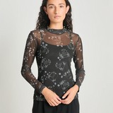 Twenty Seven Names Enmeshment Top - Black Tombstone