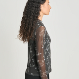 Twenty Seven Names Enmeshment Top - Black Tombstone