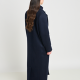 Twenty Seven Names Illusions Coat - Navy