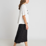 Twenty Seven Names I'm Lost skirt - Black Chevron