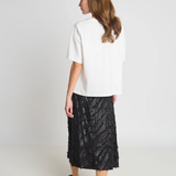 Twenty Seven Names I'm Lost skirt - Black Chevron
