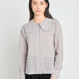 Twenty Seven Names Impression Blouse - Pale Pink Check