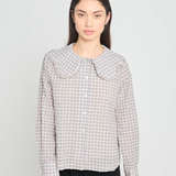 Twenty Seven Names Impression Blouse - Pale Pink Check