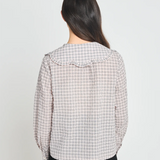 Twenty Seven Names Impression Blouse - Pale Pink Check