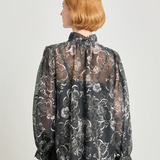 Twenty Seven Names Just Like Heaven Blouse - Black Peony