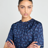 Twenty Seven Names Levels Tee - Navy Posy