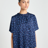 Twenty Seven Names Levels Tee - Navy Posy