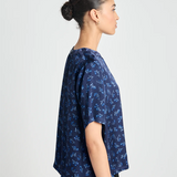 Twenty Seven Names Levels Tee - Navy Posy