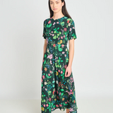 Twenty Seven Names Madeleine Dress - Deep Green Floral