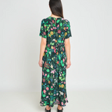 Twenty Seven Names Madeleine Dress - Deep Green Floral