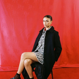 Twenty Seven Names Maya Jacket - Black & Cream Check