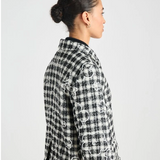 Twenty Seven Names Maya Jacket - Black & Cream Check