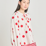 Twenty Seven Names Memory Blouse - Red Polka Dot