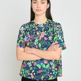 Twenty Seven Names Onward Tee - Navy Floral