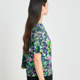 Twenty Seven Names Onward Tee - Navy Floral