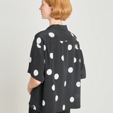 Twenty Seven Names Perfect Circle Shirt - Black Polka Dot