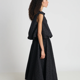 Twenty Seven Names Prince of Cats Skirt - Black Spot Jacquard