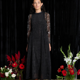 Twenty Seven Names Reflections Dress - Black Floral Gauze
