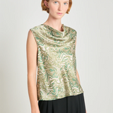 Twenty Seven Names Sage Advice Top - Green Swirl