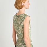 Twenty Seven Names Sage Advice Top - Green Swirl