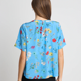 Twenty Seven Names Say it with Flowers Tee - Blue Floral
