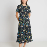Twenty Seven Names Twelve Dress - Black Floral