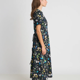 Twenty Seven Names Twelve Dress - Black Floral