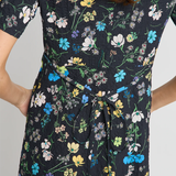 Twenty Seven Names Twelve Dress - Black Floral