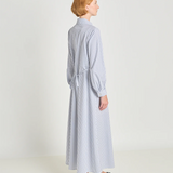 Twenty Seven Names Wish Fulfilment Dress - White & Navy Stripe