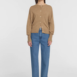 Viktoria & Woods Hart Merino Cardigan - Wicker Marl