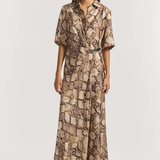 Viktoria & Woods Scorplus Silk Dress - Python Print
