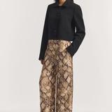 Viktoria & Woods Skylark Silk Pant - Python Print