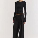 Viktoria & Woods Woods Rib Longsleeve Tee - Black