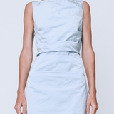Wynn Hamlyn Emma Mini Dress - Powder Blue