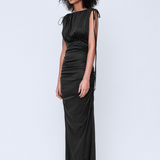 Wynn Hamlyn Matilda Knit Maxi Dress - Black