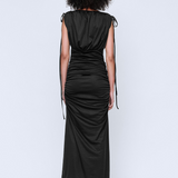 Wynn Hamlyn Matilda Knit Maxi Dress - Black