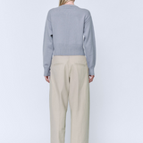 Wynn Hamlyn Pansy Flower Cardigan - Grey