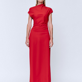 Wynn Hamlyn Rita Maxi Dress - Red
