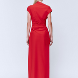 Wynn Hamlyn Rita Maxi Dress - Red